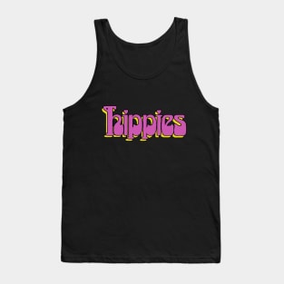 Hippies 70s Retro Logo Tee Tank Top